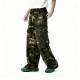 Camouflage Print Cargo Wide-Leg Pants