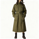 Olive Utility Cargo Trench Coat